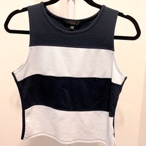 Sanctuary Clothing Navy & White Stripe Top